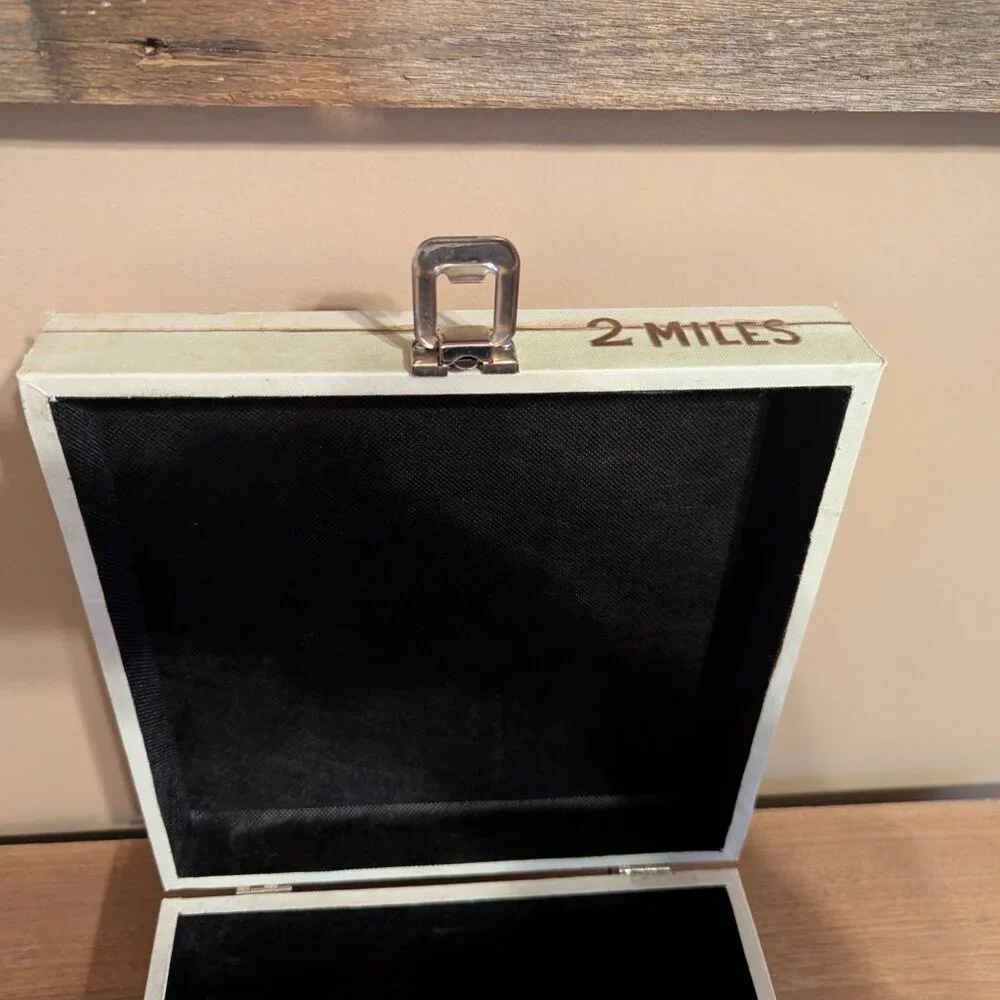 Vintage Decorative Farmhouse Wooden Box With Buckle Closure